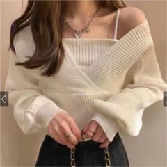 韓国　オフショル　セットのサムネイル