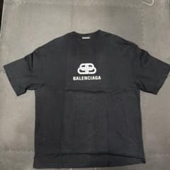 BALENCIAGA オーバーサイズ BBロゴ Tシャツ XLブラックのサムネイル