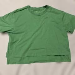GAP 緑色 クロップドTシャツ Mサイズのサムネイル