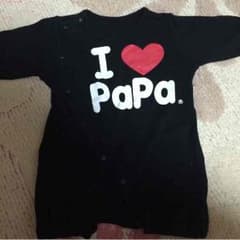 I♡papaロンパース  50〜60cmのサムネイル