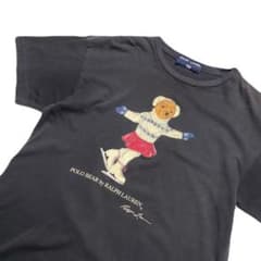希少 90s ポロスポーツ ポロベア tシャツ ヴィンテージ スケート柄　黒 希少 90s ポロスポーツ ポロベア tシャツ ヴィンテージ スケート柄 黒