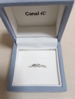 カナル4℃ リング K10 WG ダイヤモンド 新品未使用 7号 - メルカリ
