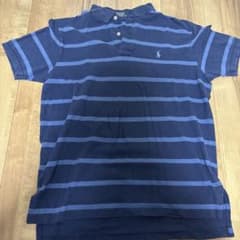 Polo by Ralph Lauren ボーダーポロシャツ 紺 Mのサムネイル