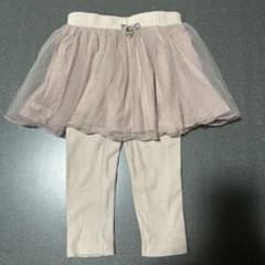 petit main プティマイン チュールスカート付きレギンス 90cmのサムネイル
