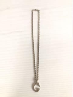 Y969 GUCCI ネックレス Gプレート シルバーAg925 ボールチェーン