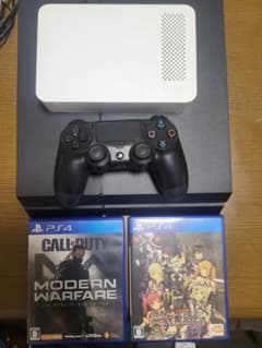 PlayStation4&バッファロー外付けHDDセット、ソフト二本つきのサムネイル