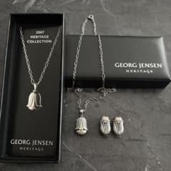   2007 HERITAGE ネックレス イヤリング GEORG JENSEN 2007 HERITAGE ネックレス イヤリング - メルカリ