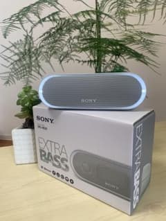 【美品】SONY SRS-XB20 ホワイト 防水Bluetoothスピーカーのサムネイル