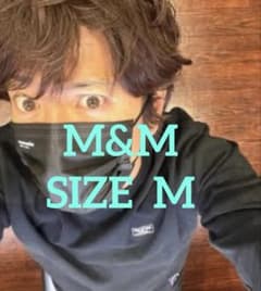 木村拓哉着　M&M エムアンドエム サーマルカットソー　黒　M 新品未使用 木村拓哉着 M&M エムアンドエム サーマルカットソー 黒 M 新品未使用