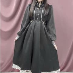 【週末セール】ROJITA クロスベルトロングワンピースのサムネイル