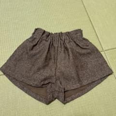 ツイード風ショートパンツ　ブラウン系のサムネイル