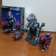 【'80初代ゾイド3点組】箱付ゴジュラス&サーベルタイガー&ゲルダーのサムネイル