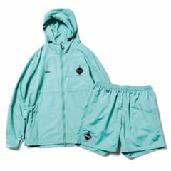 極美品】 FCRB ティファニーブルー ナイロンパーカーショーツ