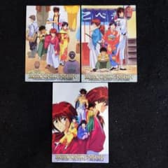 루로니 검심 카드다스 마스터스 1997 초판 검심·좌노스케·가오루·야히코·혜