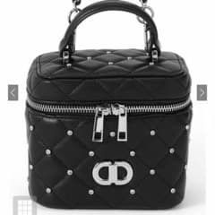 【GRL】2Wayビジューキルティングバニティバッグのサムネイル