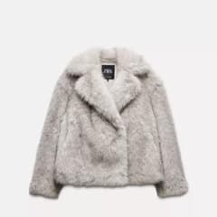 ZARA フェイクファージャケット - メルカリ