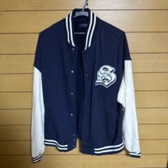 BACK NUMBER スタジャン ネイビー ホワイトのサムネイル