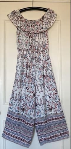 リバティプリント風キャミサロペットのサムネイル