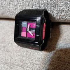 【稼働品】CASIO Baby-G デジタル腕時計 黒/ピンク