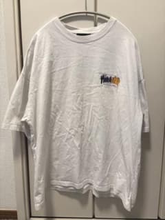 THRASHER ロゴ刺繍 Tシャツ ホワイト Lサイズのサムネイル