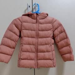 ☆美品☆キッズ 中綿ジャケット ピンク110のサムネイル