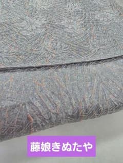 【美品】藤娘きぬたや 杢目絞り 総絞り 小紋 草花地紋 正絹 パールトーン加工 Brand | 藤娘きぬたや | 名古屋市 【美品】藤娘きぬた