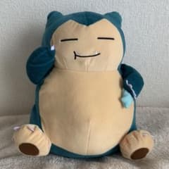 【7/7まで値下げ】めちゃでかぬいぐるみ カビゴン ポケモン もぐもぐタイムのサムネイル