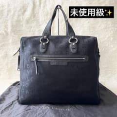 未使用級✨BVLGARI ブルガリ ロゴマニア ブラック トートバッグ 総柄 