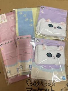 mofusand 이치 반 쿠지 냥코들과 파자마 파티 세트