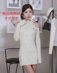 Darich キルティングビジューニットミニワンピース IVO - メルカリ