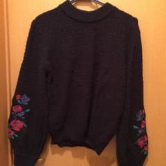 AS KNOW AS 花柄刺繍 セーターのサムネイル