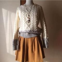 stolaかわいいケーブルニットのサムネイル