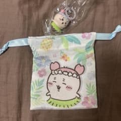 ちいかわ 映画入場者特典 チャームミニフィギュア ミニ巾着 古本屋カニちゃんのサムネイル