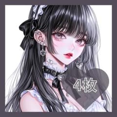 478 オリジナル 人物ステッカー コラージュ 紙もの 雑貨 素材 女の子