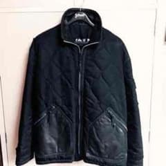 ショット Schott 本革レザー×キルティングナイロンジャケットのサムネイル