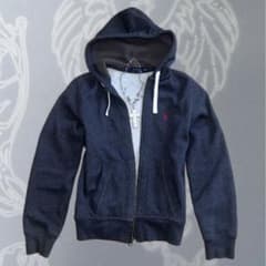 POLO ラルフローレン ジップパーカー XS y2k 平成 グレー XS - メルカリ