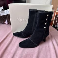 Hush Puppies ブラックスエードブーツのサムネイル