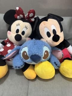 ディズニー ぬいぐるみ 3体セット ミッキー ミニー スティッチのサムネイル