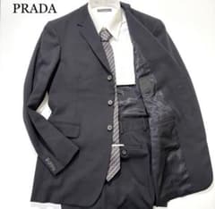 極美品】PRADA プラダ ダークスーツ メンズ サイズ48(L・XL) - メルカリ