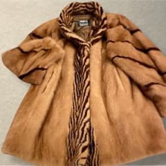 美品◎ SAGA MINK 本毛皮Y&Y COLLEZIONE デザイン性抜群 - メルカリ