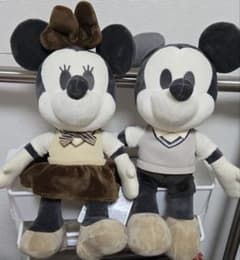 【新品タグ付】デココレ 制服ベストBIGぬいぐるみ【ミッキー&ミニー2体セット】