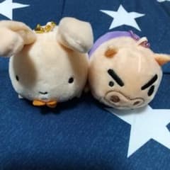 クレヨンしんちゃん 2点セット お手玉 ぬいぐるみ マスコット キーホルダーのサムネイル
