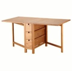IKEA NORDEN ノールデン ダイニングテーブル イケア 折りたたみ - メルカリ