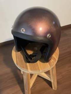装飾用】500TXタイプ小帽体 ピンクゴールド ジェットヘルメット XL 