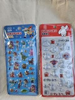 ぷくぷくシール ディズニー 2枚セットのサムネイル
