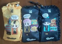 TinyTAN 타이니탄 멀티 파우치 3점 세트