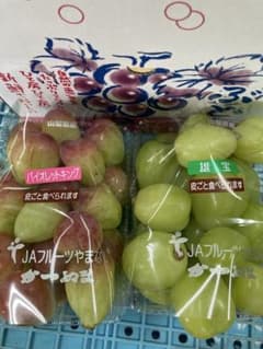 山梨県勝沼産雄宝とバイオレットキングのサムネイル
