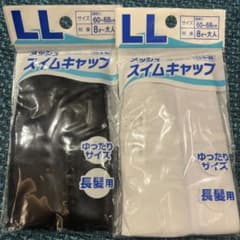 メッシュ スイムキャップ 新品LLサイズ 2個セットのサムネイル