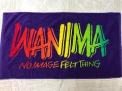 WANIMA バスタオル　紫のサムネイル