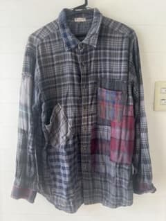 PORTER CLASSIC ポータークラシック ハンドパッチワークネルシャツ PORTER CLASSIC ポータークラシック ハンドパッチワークネルシャツ
